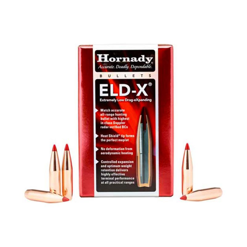 PALLE DA RICARICA - HORNADY - 6,5 mm .264 143 gr ELD-X® (100 PZ)
