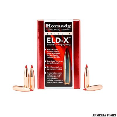 PALLE DA RICARICA - HORNADY - 270 Cal .277 145 gr ELD-X® -27356 (100 PZ)