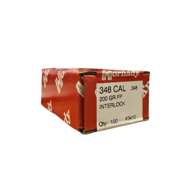 PALLE DA RICARICA - HORNADY - 348 CAL .348" 200GR FP INTERLOCK - 3410 (100 PZ)