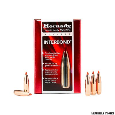PALLE DA RICARICA - HORNADY - 270 cal .277" 130gr INTERBOND -27309 (100 PZ)