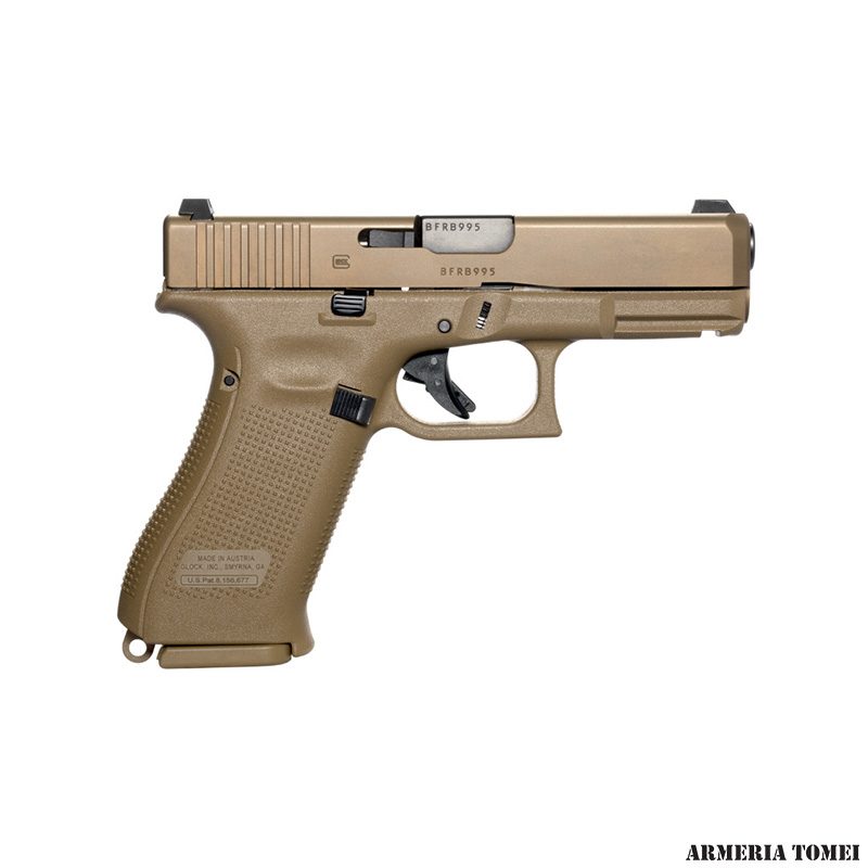 PISTOLA - GLOCK SEMIAUTO MOD.19X CAL.9X21 FDE SPORT +2C