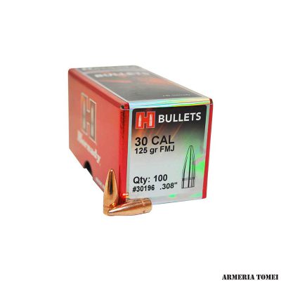 PALLE DA RICARICA - HORNADY - 30 Cal .308 125 gr FMJ (100 PZ)