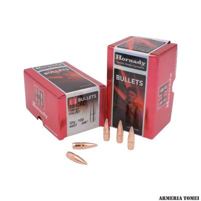 PALLE DA RICARICA - HORNADY 30 CAL  (.308") 150GR FMJBT (100 PZ)