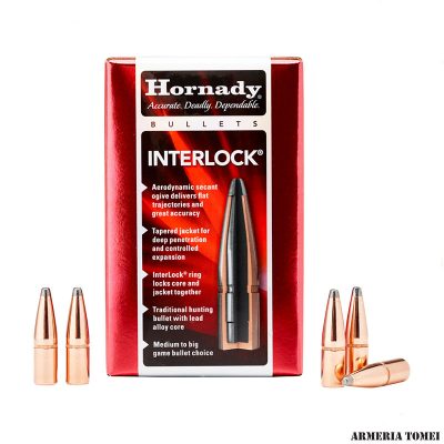PALLE DA RICARICA - HORNADY - 30 Cal .308 180 gr InterLock® SP (100 PZ)