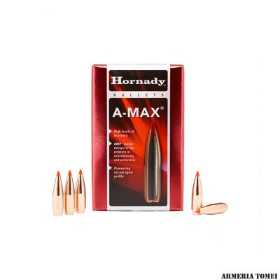 PALLE DA RICARICA - HORNADY - 30 Cal .308 168 gr A-MAX®  (100 PZ)