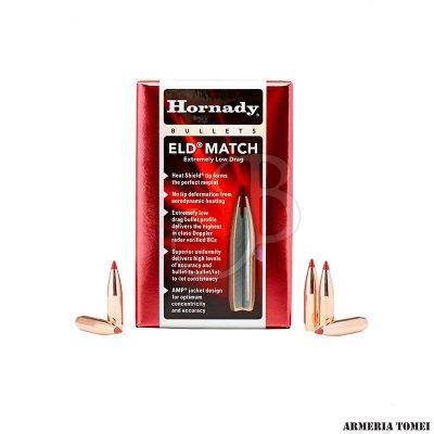 HORNADY - PALLE - ELD-MATCH 22 CAL (.224") 75GR  (100 PZ)