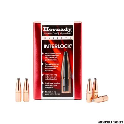 PALLE DA RICARICA - HORNADY - 8mm .323 150 gr InterLock® SP - 3232 (100 PZ)