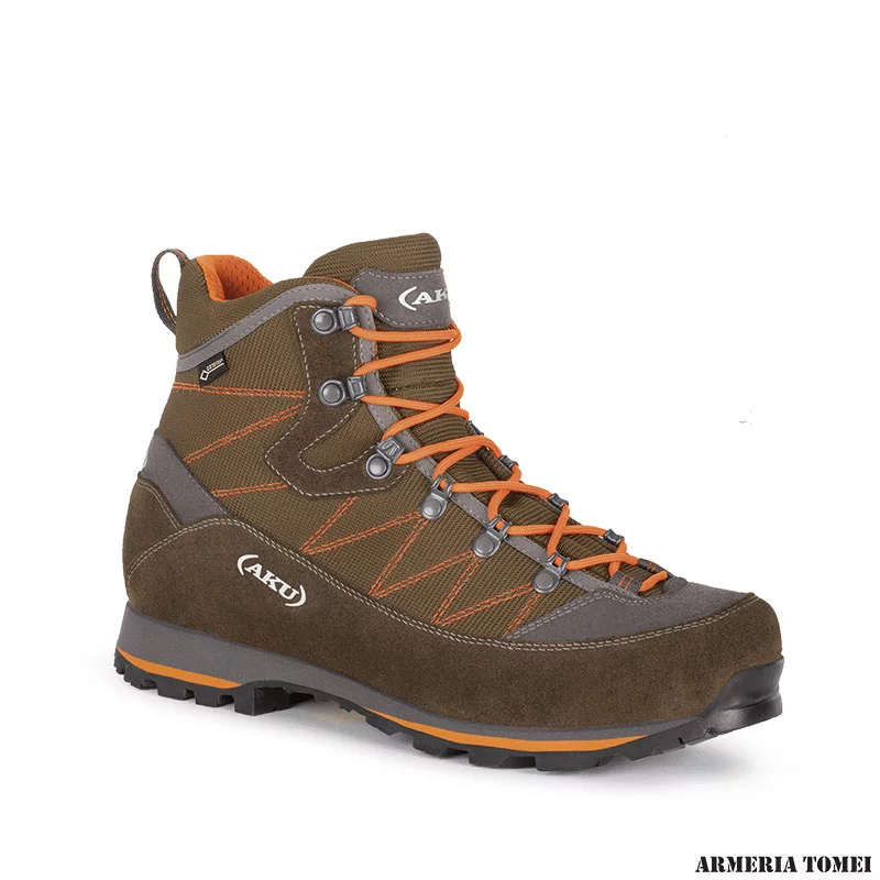 SCARPONI - AKU - TANA GTX Olive/Fluo Orange