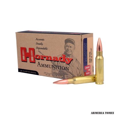 HORNADY - CAL 308 WIN 168GR BTHP MATCH