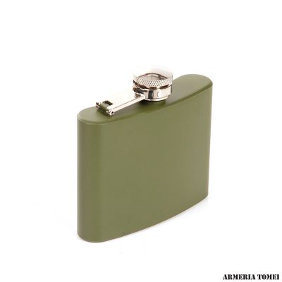 FIASCHETTA IN ACCIAIO COLORE VERDE