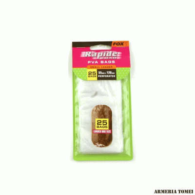 FOX - RAPIDE SOLID PVA BAGS 50 MM x 120 MM