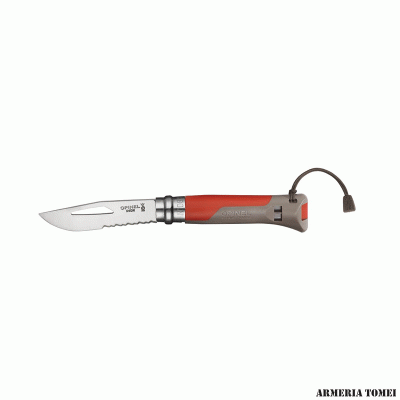 COLTELLO - OPINEL - N.8 OUTDOOR TERRA/ROSSO
