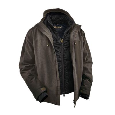 BLASER - UOMO - VINTAGE 2 IN 1 JACKET LUIS - Brown Melange
