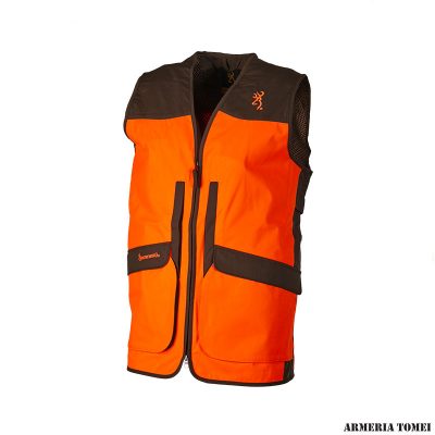 GILET - BROWNING - HUNTING VEST UPLAND VISIBILITY - ORANGE GREEN