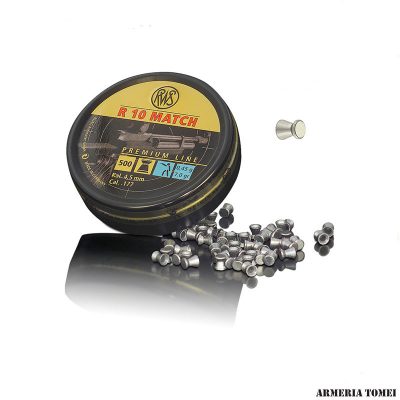 RWS - R 10 MATCH PREMIUM LINE | MATCHLESS PRECISION HV FOR PISTOL | 4,5MM 0,45G/7.0GR (500 PZ)