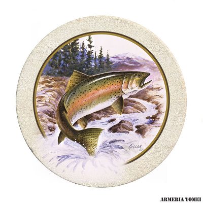 THIRSTYSTONE - SOTTOBICCHIERI IN PIETRA NATURALE CONF. 4 PZ.