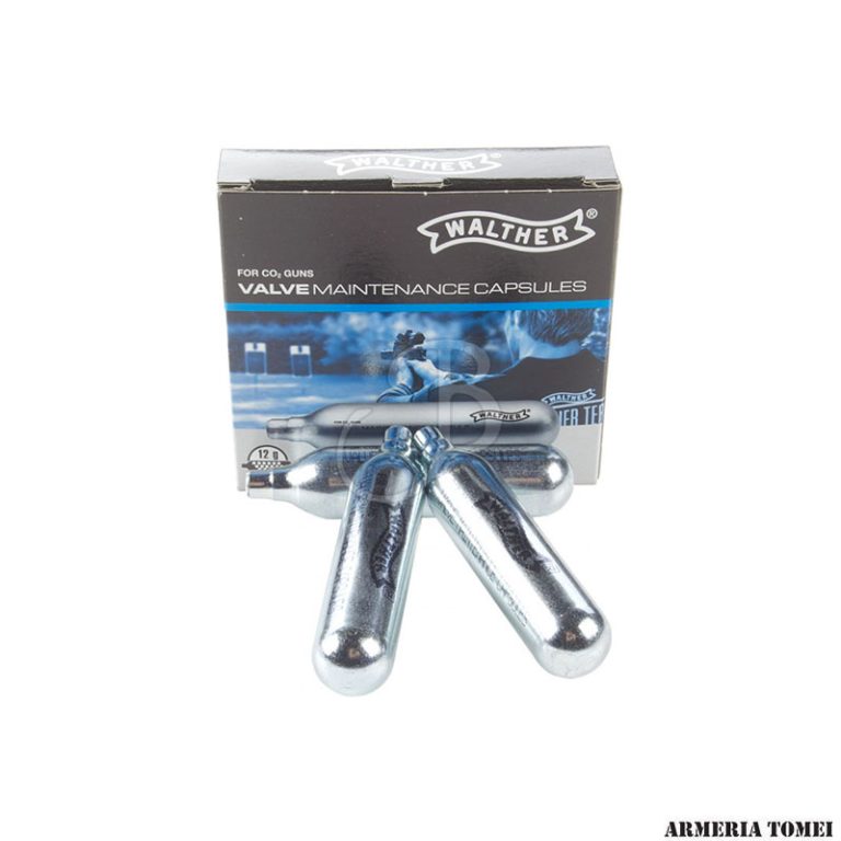 Bombonne CO2 12g - Lot De 5 Pour Pistolet Soft Air - Recharge Gaz CO2