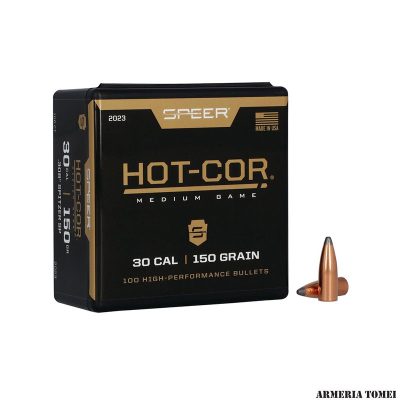 PALLE - SPEER - HOT-COR 30 CAL | 150GR .308" SPITZER SP (100 PZ) -2023