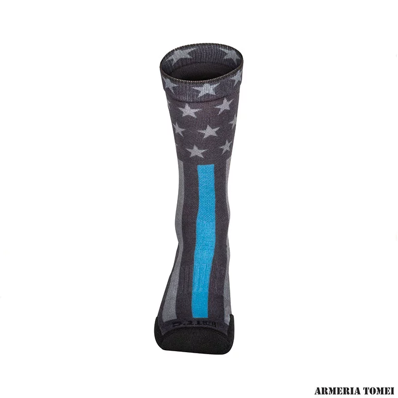 CALZE - 5.11 - SOCK & AWE CREW SOTTILE LINEA BLU Black - immagine 3