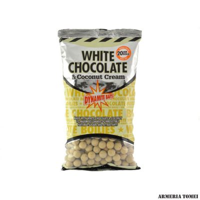 DYNAMITE  - WHITE CHOCOLATE & COCONUT CREAM 20MM BOILIE