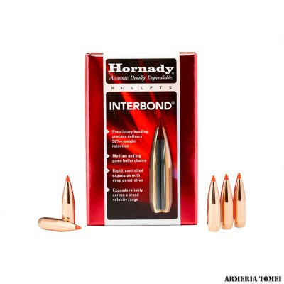 HORNADY - PALLE - 30 CAL .308" 165GR INTERBOND QTY 100