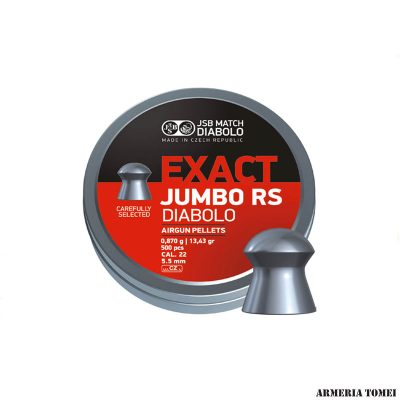JSB MATCH -  EXACT JUMBO RS DIABLO CAL .22 (5,5MM) 0,870g / 13.43gr (500 PZ)