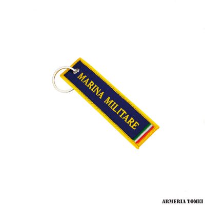 MARINA MILITARE - PORTACHIAVI IN STOFFA RICAMATO