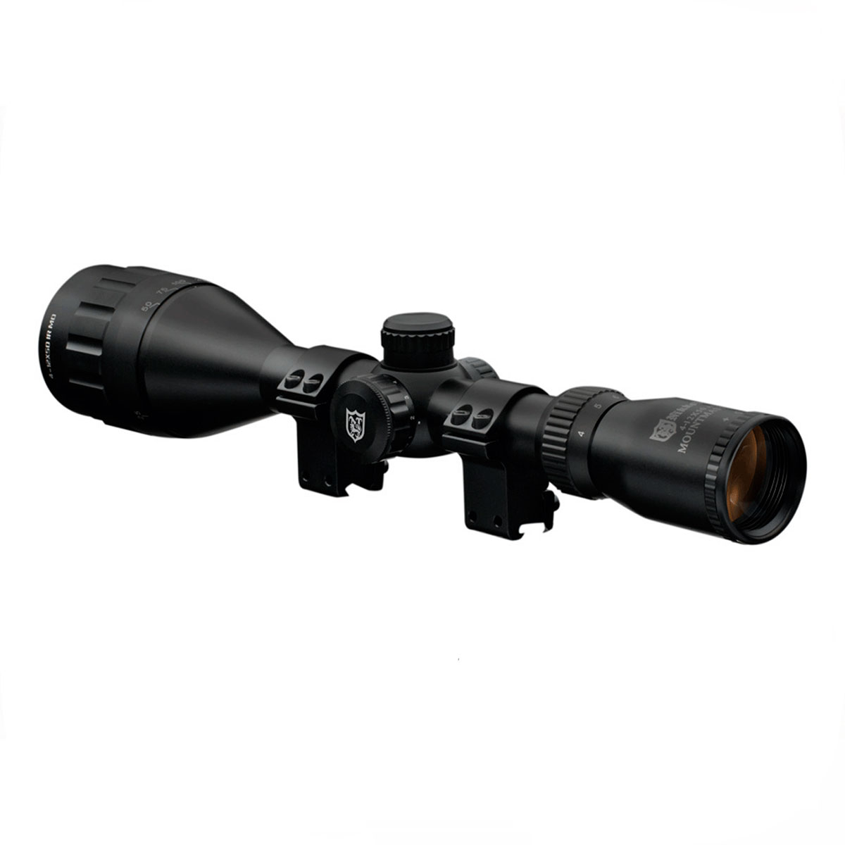 OTTICA - NIKKO STIRLING - MOUNTMASTER ILLUMINATED AO 4-12x50 Half Mil Dot 3/8 inch mounts