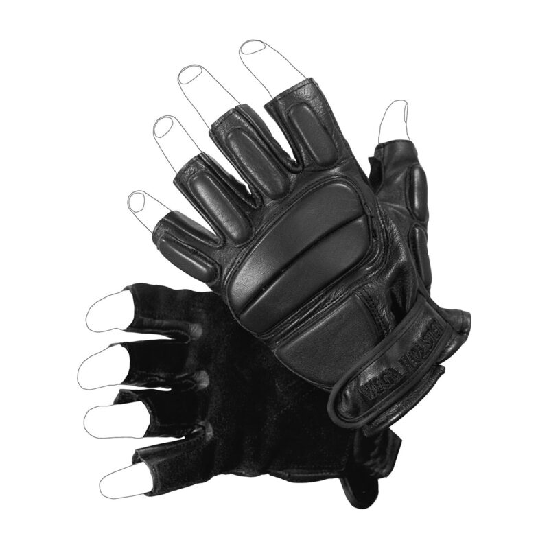 VEGA HOLSTER - “HALF ARMOUR” GUANTI OPERATIVI IN PELLE – MEZZE DITA