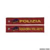 POLIZIA - PORTACHIAVI IN STOFFA RICAMATO SQUADRA VOLANTE