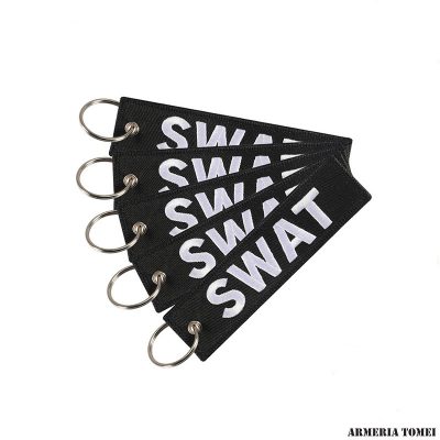 SWAT - PORTACHIAVI IN STOFFA RICAMATO