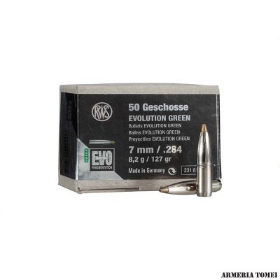 RWS - PALLE - EVOLUTION GREEN 7MM / .284 - 8,2G / 127GR QTY 50
