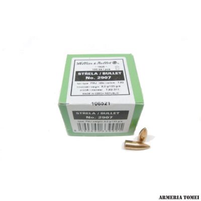 PALLE DA RICARICA - SELLIER & BELLOT - 7,62 (7,92/.311) - 8,0G / 124GR FMJ (100PZ) -2907