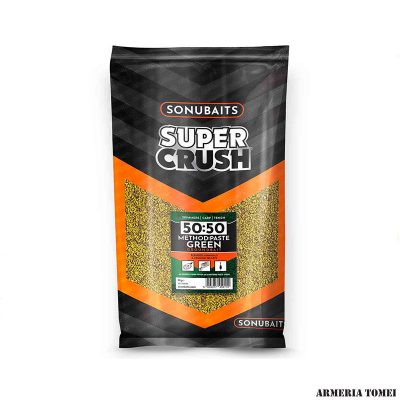 SONUBAITS - SUPER CRUSH 50:50 METHOD PASTE GREEN BLENDED FISHMEALS & CRUSHED PELLETS