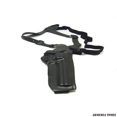 VEGA HOLSTER - AA113 - FONDINA ASCELLARE IN CUOIO PER REVOLVER 4" FRAME J, K , L