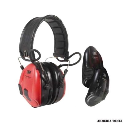 CUFFIE DA TIRO - 3M PELTOR SPORTAC - RED / BLACK