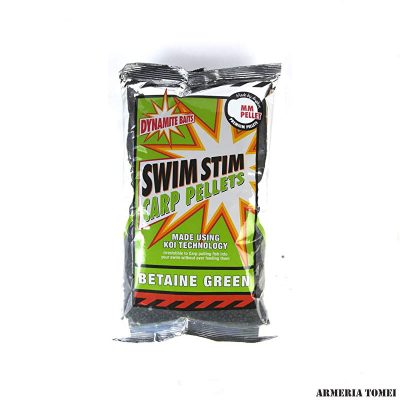 DYNAMITE - SWIM STIM CARP PELLETS - BETAINE GREEN - 3 MM / 900 G