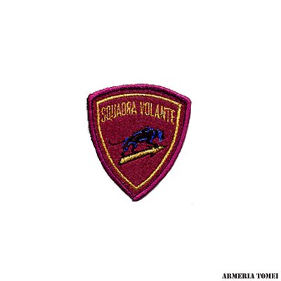 SCUDETTO - SQUADRA VOLANTE CON VELCRO RICAMO