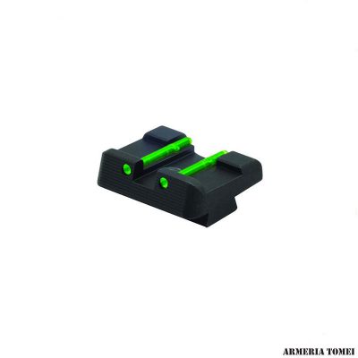 HI VIZ - PISTOL REAR SIGHT - ALL GLOCK 10MM, 45 ACP, 45 GAP