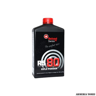 RELOAD SWISS - POLVERE RICARICA - RS80 CONF. 1000GR