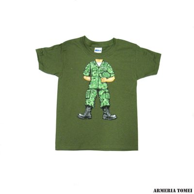T-SHIRT - BAMBINO SOLDATO - VERDE