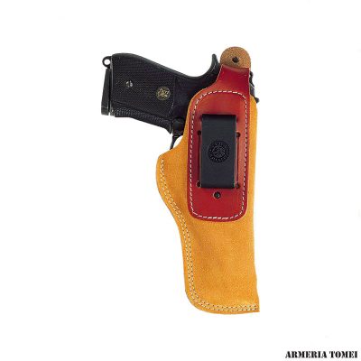 VEGA HOLSTER - FONDINA IN PELLE SCAMOSCIATA DA CINTURA CON SGANCIO RAPIDO (USO INTERNO/ESTERNO)