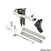 ZEV TECHNOLOGIES - FULCRUM TRIGGER KIT DROP - IN PER AGGIORNAMENTO TRIGGER GRILLETTO REGOLABILE ZEV FULCRUM, 4A GENERAZIONE, 9MM, BLK / BLK