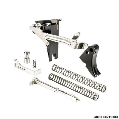 ZEV TECHNOLOGIES - FULCRUM TRIGGER KIT DROP - IN PER AGGIORNAMENTO TRIGGER GRILLETTO REGOLABILE ZEV FULCRUM, 4A GENERAZIONE, 9MM, BLK / BLK