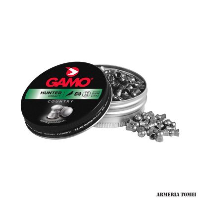 PALLINI ARIA COMPRESSA - GAMO - HUNTER IMPACT COUNTRY CAL. 4,5 - 0,49G / 7,56GR PZ. 500