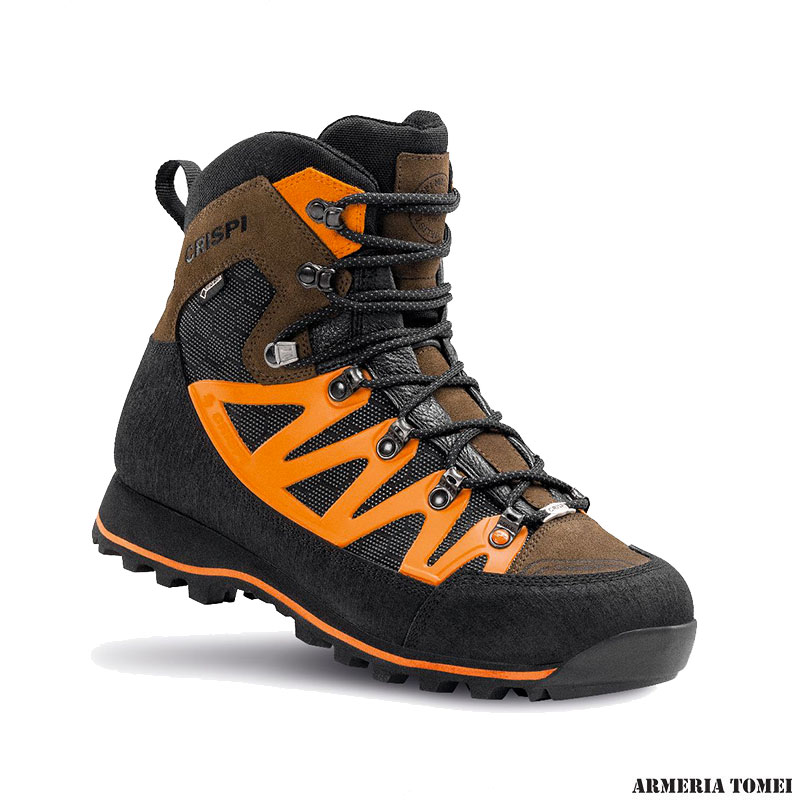 SCARPONI CRISPI ASCENT EVO GTX BROWN ORANGE Armeria Tomei