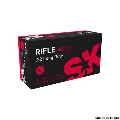 SK - RIFLE MATCH CAL. 22LR / 40 GR CONF. 50 PZ.