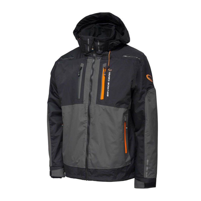 GIACCA - SAVAGE GEAR - WP PERFORMANCE JACKET Black Ink/Grey