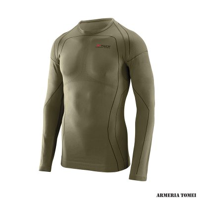 X TECH - MAGLIA PREDATOR 3 GIROCOLLO VERDE