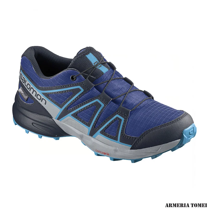 SALOMON - BIMBO - SPEEDCROSS CSWP J Surf The Web / Navy Blazer / Ethereal Blue
